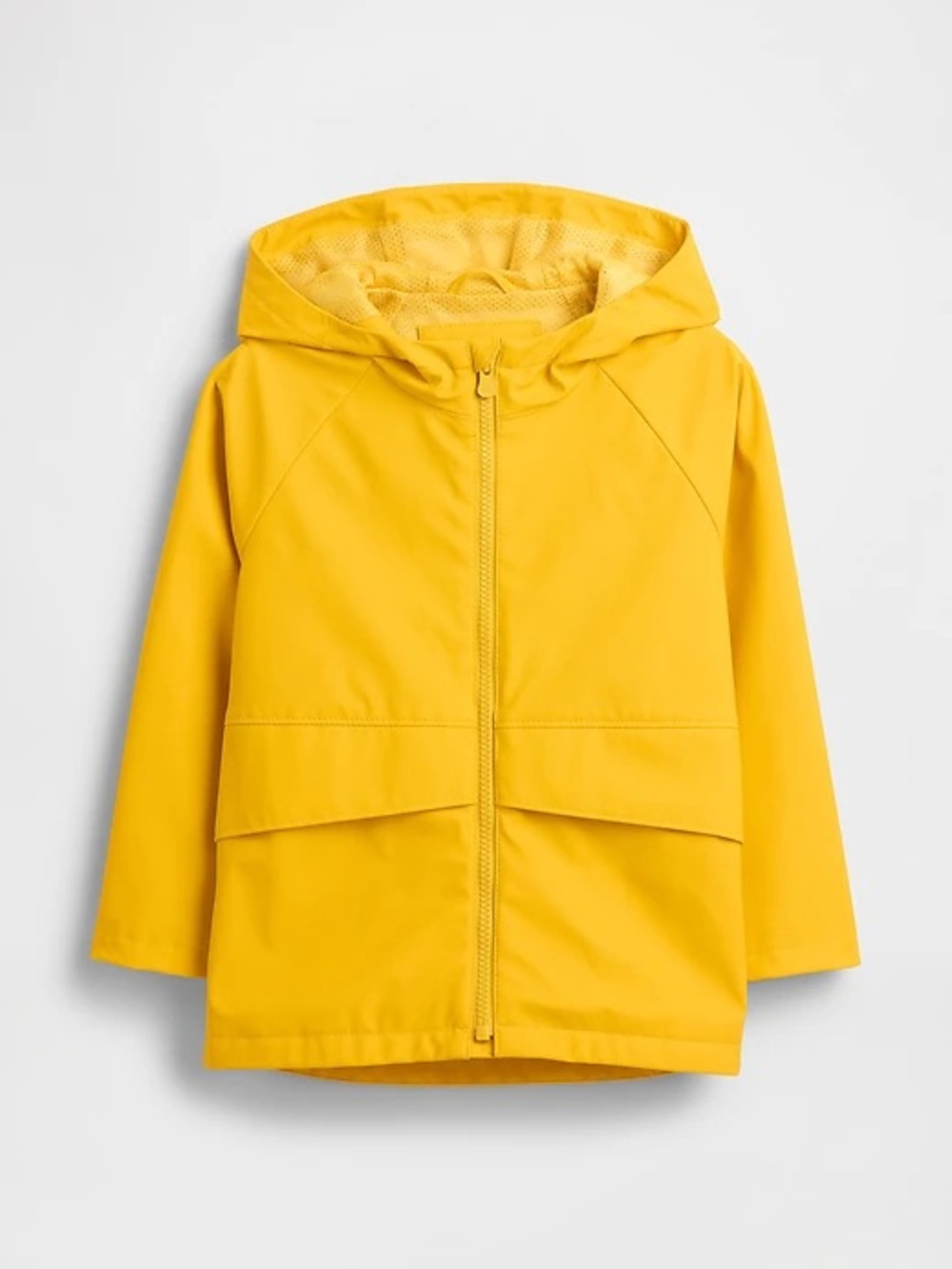 Baby GAP Yellow Hooded Rain Jacket Raincoat 4T